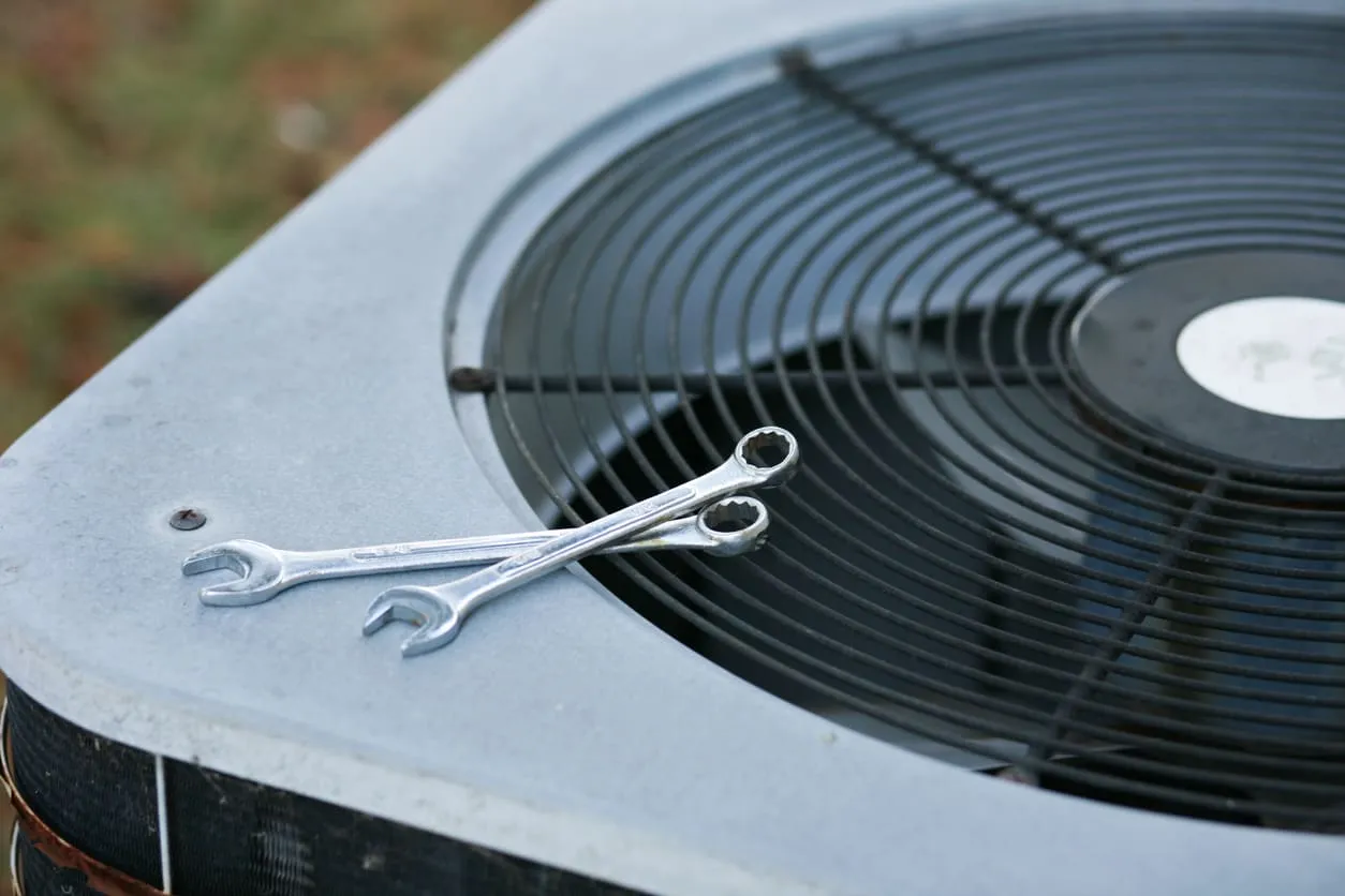 Wrenches on AC Unit