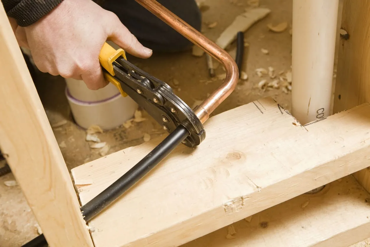 Cutting Copper Pipe