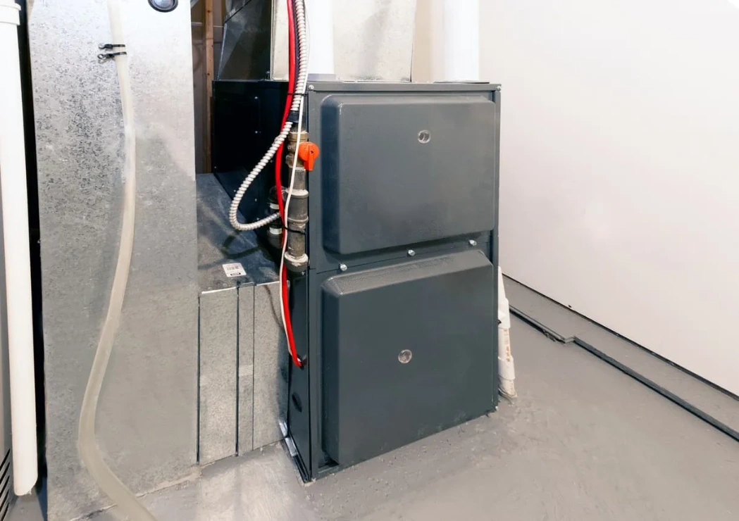 Leak Detection in Des Moines 10 furnace installation 2